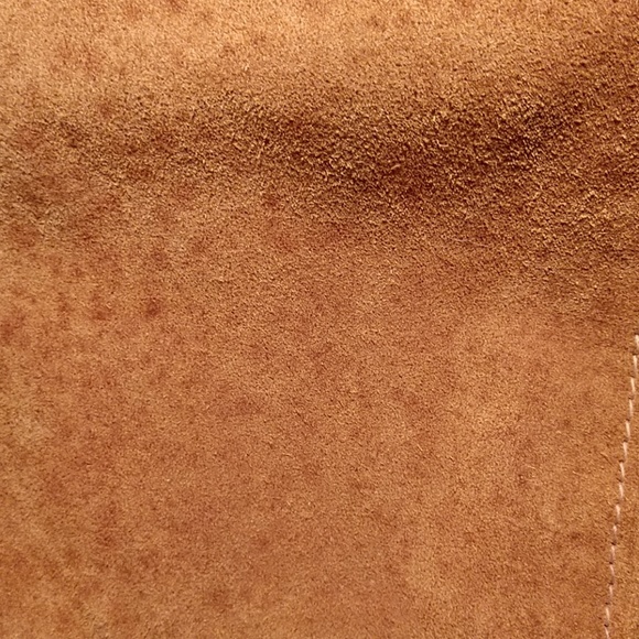 #4 VINTAGE 1960s BUSH JACKET Rawhide Suede LEATHER - Picture 5 of 5